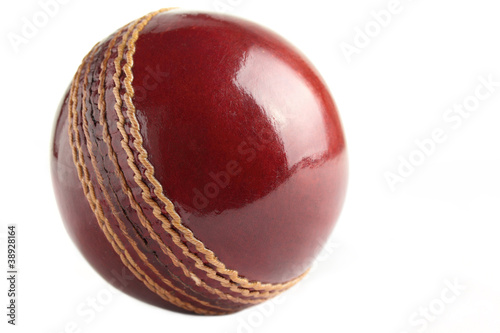 Photo: Cricket ball. Cricket ball.