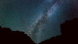 Milky Way Galaxy, Star Time Lapse