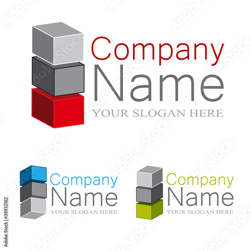 Vector: Company logo design 3D Company logo design 3D