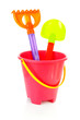 Foto: Colorful plastic beach toys Colorful plastic beach toys