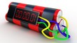 Bomb with digital timer