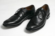 Schwarze Schnürschuhe für Herren aus Leder