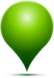 Green GPS Pin