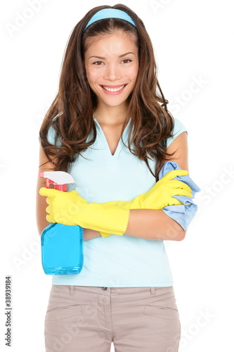 Photo: Spring cleaning woman Spring cleaning woman