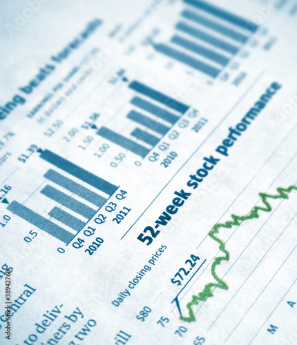 Photo: stock performance report stock performance report