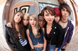 Group of Punks Fisheye