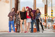 Photo: Young punky teen group photo Young punky teen group photo
