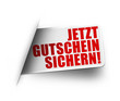 Jetzt Gutschein sichern! Button, Icon