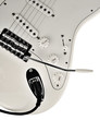 white electric guitar