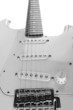 white electric guitar