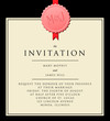 Elegant Invitation to the wedding or announcements