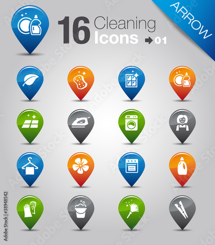 Vektor: Arrow - Cleaning Icons Arrow - Cleaning Icons