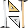Triangle and T-Square