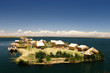 Titicaca lake, Peru, floating islands Uros