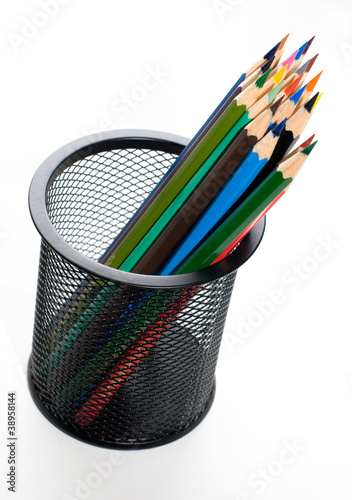 Photo: Pencils In Cup Pencils In Cup