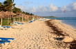 Beach of Hotel Sol Cayo Guillermo. Atlantic Ocean. Cuba.