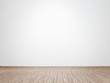 Empty bright interior with copy space