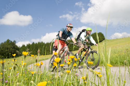 Foto: Beim Biken im Frühling Beim Biken im Frühling