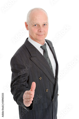 Photo: Geschäftsmann reicht die Hand Geschäftsmann reicht die Hand