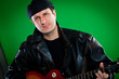 man with a guitar