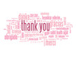 "THANK YOU" Tag Cloud (card gratitude message greetings smile)