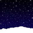 sky at night filled with star