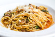 Spaghetti noodles with meat sauce Spaghetti noodles with meat sauce