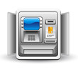 Vektor: ATM machine ATM machine