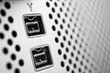 Firewire connection port.