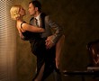 Retro couple dancing.