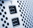 Firewire connection port.