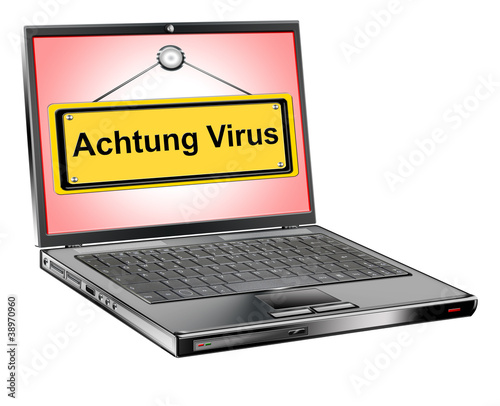 Illustration: Achtung Virus Achtung Virus