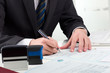 Signing contract
