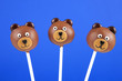 Bear cake pops