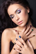 Fashion make-up and manicure