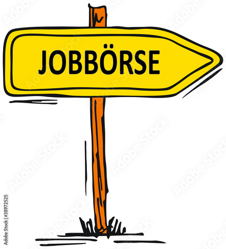 Illustration: Jobbörse... Jobbörse...