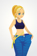 Weight loss concept