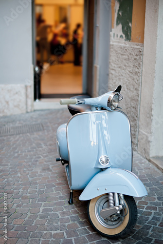 Photo: Lightblue Classic Scooter Lightblue Classic Scooter