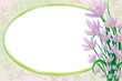 Cute spring background with pink flowers Cute spring background with pink flowers