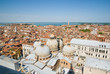 Venice cityscape - view from Campanile di San Marco. Italy Venice cityscape - view from Campanile di San Marco. Italy