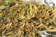 Photo: Closeup of dried flowers of Cannabis sativa Closeup of dried flowers of Cannabis sativa