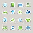 Paper Cut - Soccer Icons