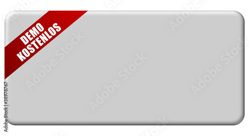 Illustration: Button grau Band rot NEUTRAL DEMO KOSTENLOS Button grau Band rot NEUTRAL DEMO KOSTENLOS