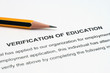 Verification of education