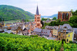 View over Bacharach along the famous Rhine River View over Bacharach along the famous Rhine River
