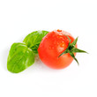 Kirschtomaten mit Basilikum