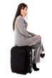 Business woman traveling