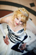 Beautiful bride in wedding dress
