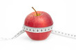Apfel mit Massband