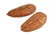 Almonds isolated on white
